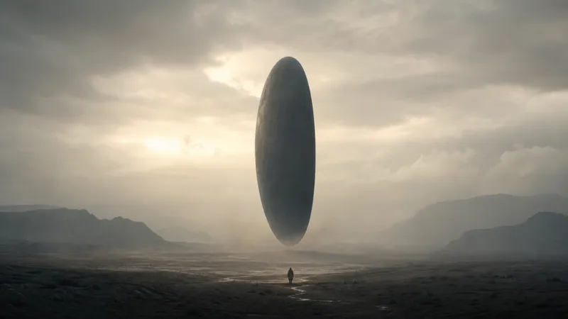 Villeneuve-style Science Fiction Film