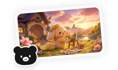 Cute 3D Healing Animation skill cover